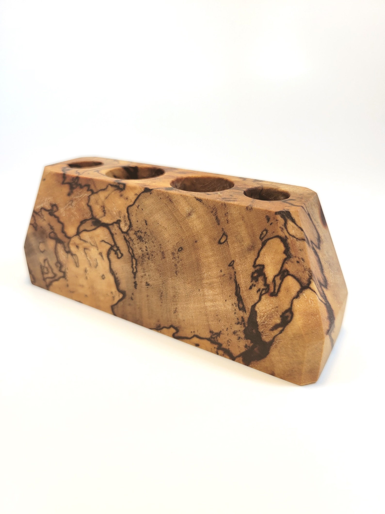 Wood Vape Pen Holder Stabilized Spalted Maple Burl Etsy