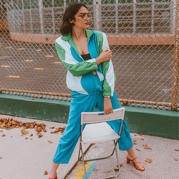 80s Retro Track Suit Set