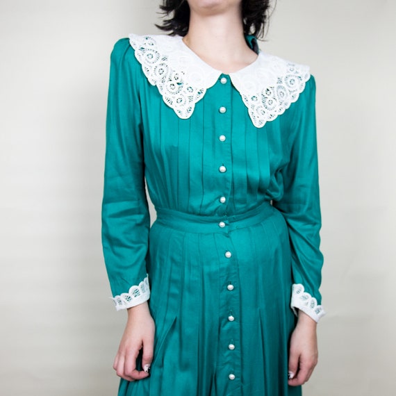 50s Peter Pan Shirt Dress
