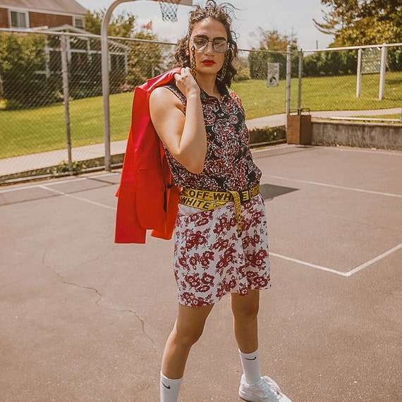 Floral High Waist Elastic Banded Shorts