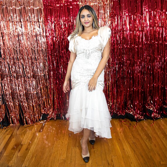 Vintage 20s mermaid Lace Dress