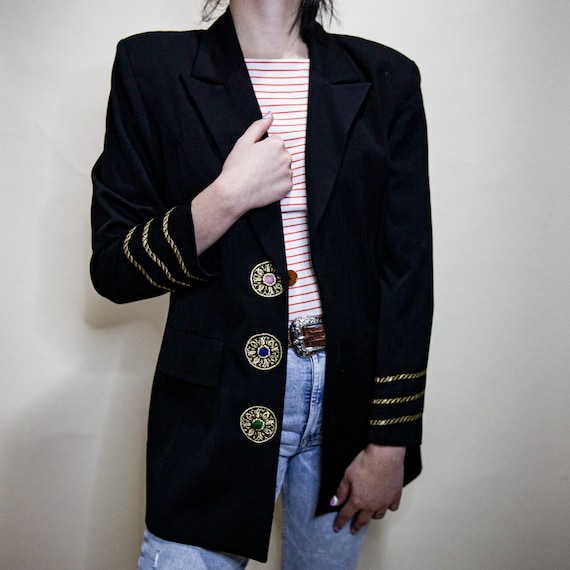 Oversized Nautical Blazer