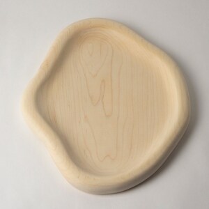 Drip Dish - Handcarved Maple Tray