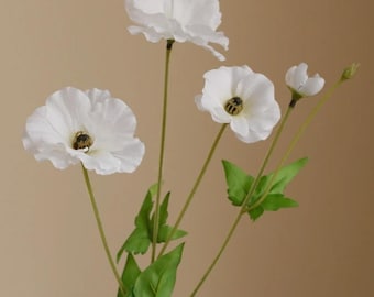 Bundle de faux papillons, renoncule, composition florale bleue, 19 po. (Ensemble de 3)