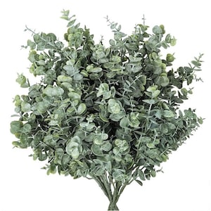 Artificial Greenery For Home Decor Realistic High Quality Eucalyptus Window Spa Entryway Decor Wreath Making Supplies Flower Arrangement