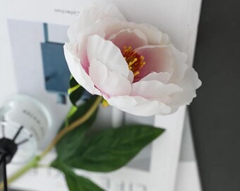 Artificial Silk Peony DIY Wedding Bouquet Elegant Home Decor Baby Shower