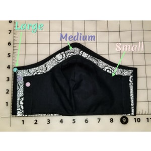 Face Mask Pattern With Nose Wire and Filter Pocket, Full Sewing ...