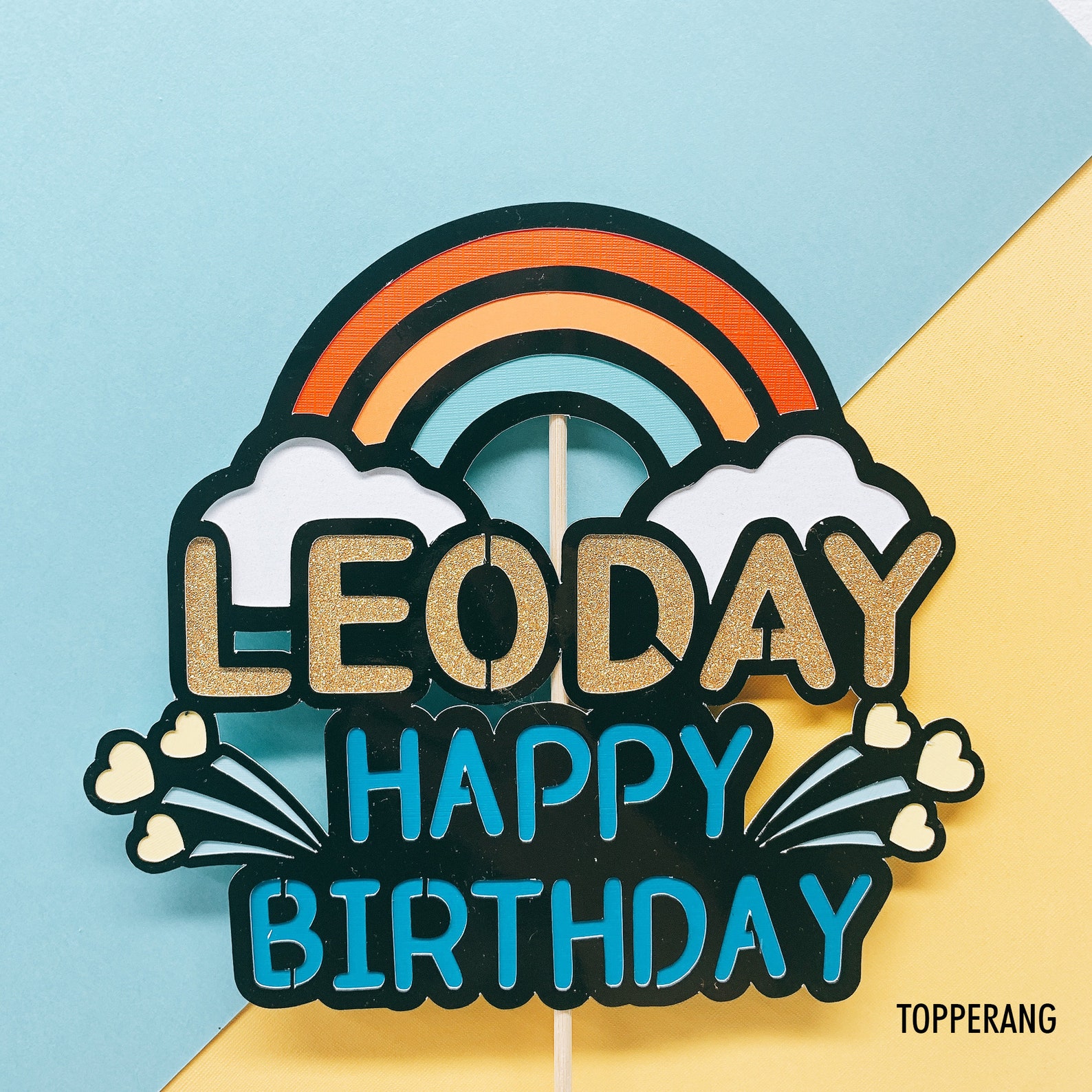 Custom Personalized Birthday Cake Topper Etsy