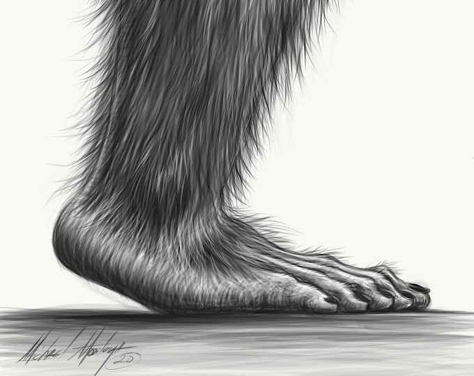 Bigfoot Sketch "Bigfoot big foot"