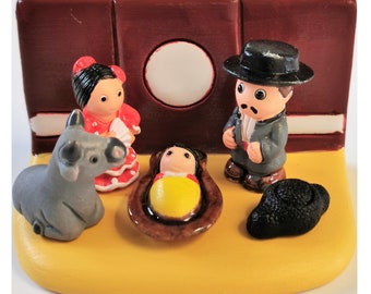 ヴィンテージ ミニチュア クリスマス キリスト降誕セット - Etsy 日本