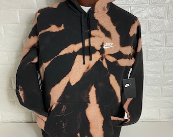 nike bleached hoodie