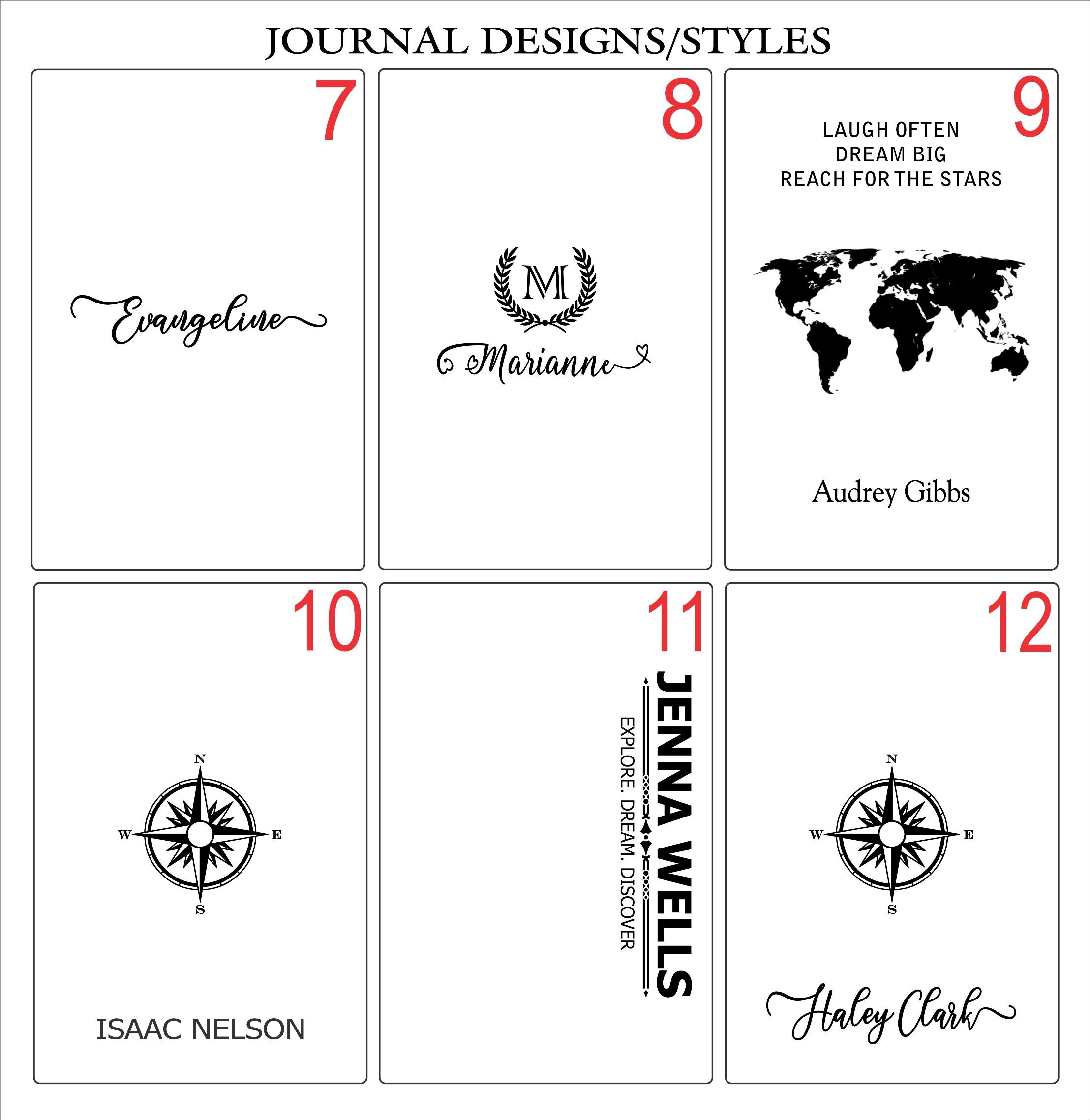 Custom Leather Travel Journal and Notebook Personalized Gift Etsy