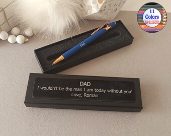 Father of the Groom Gift: Personalized Dad Wedding Pen