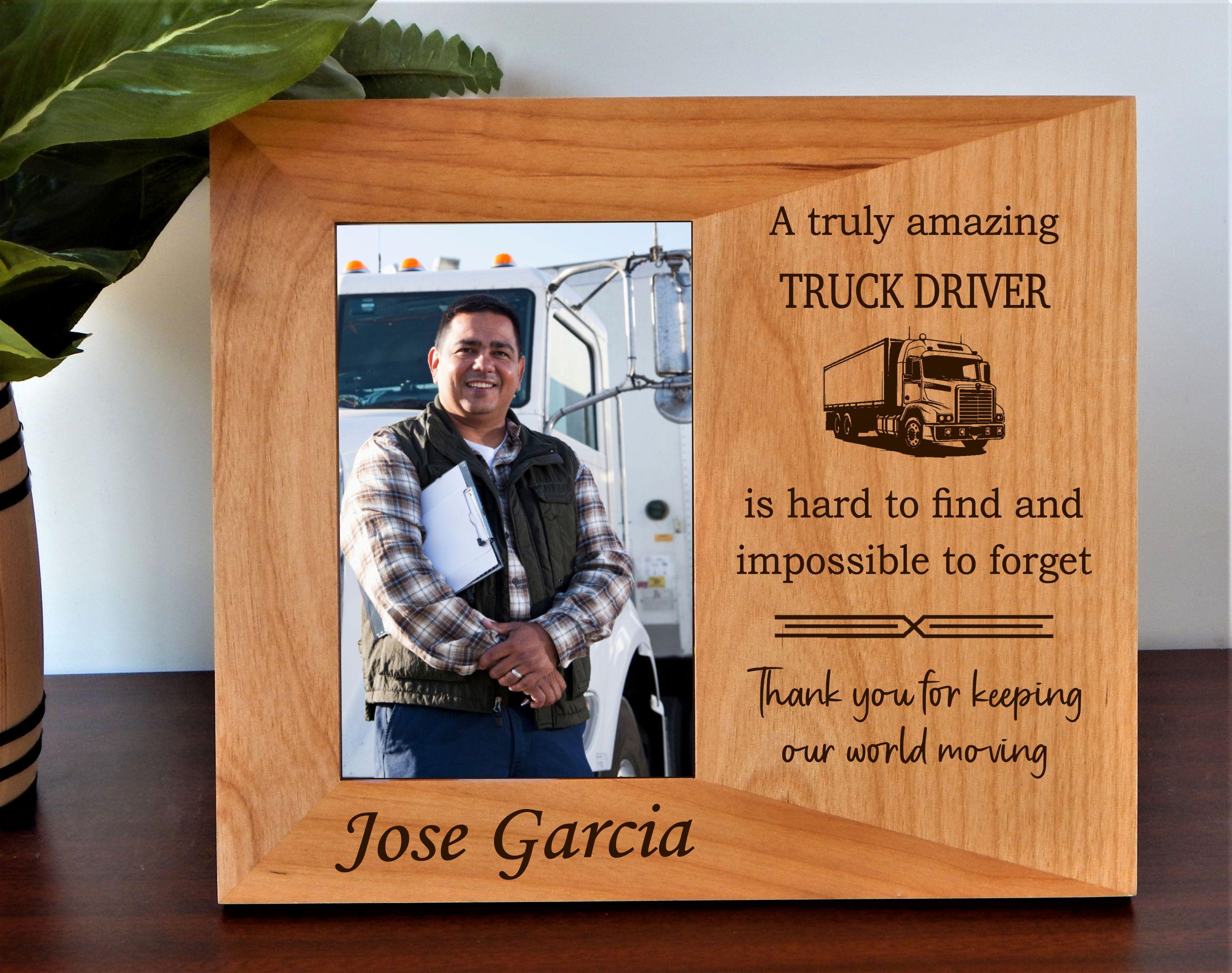 Semi Truck Photo Frame - Etsy