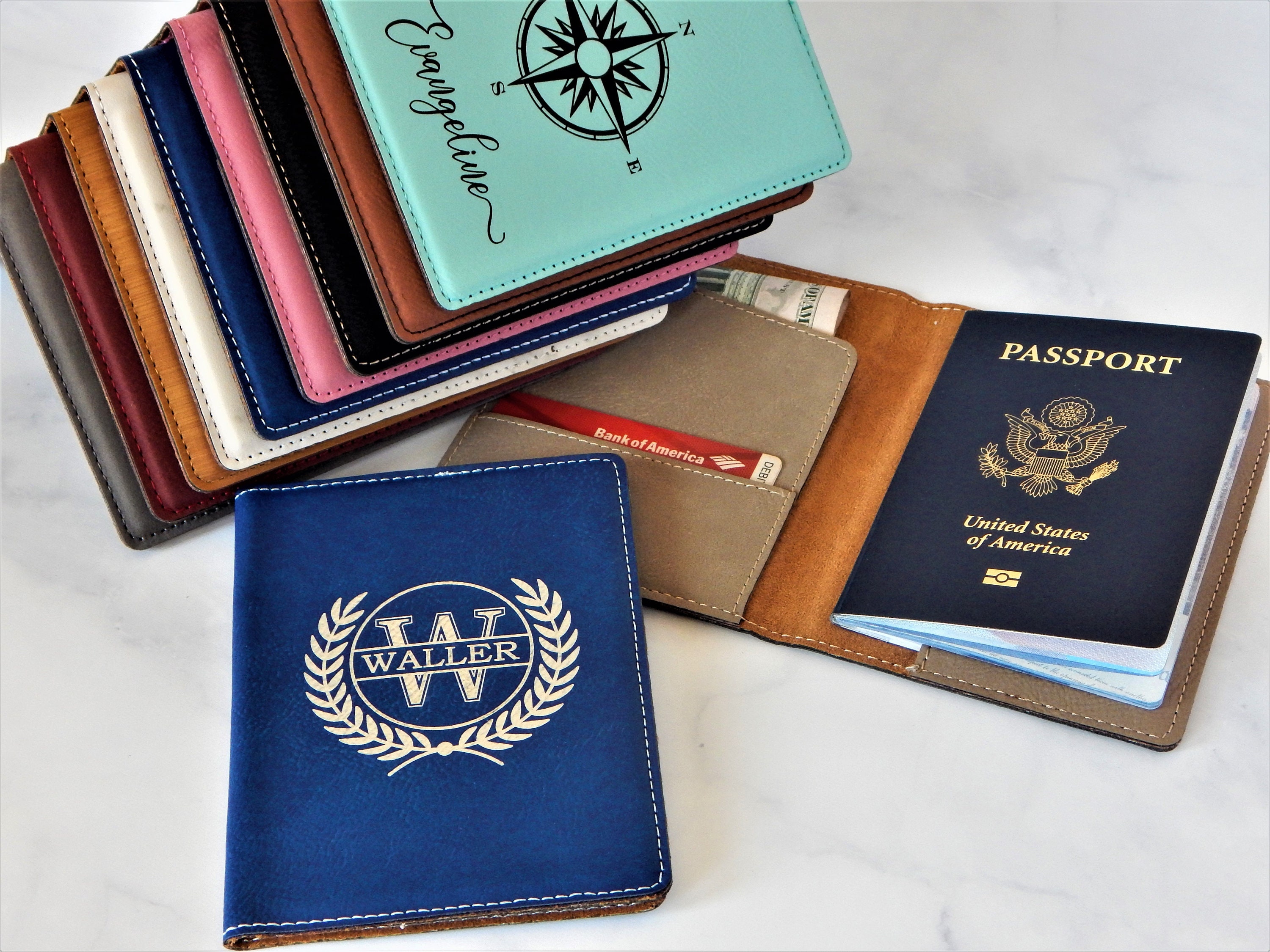 Passport Cover Case Monogram Leather Passport Holder -  Canada