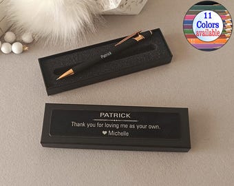 Stepfather of the Bride Gift: Engraved Bonus Dad Pen