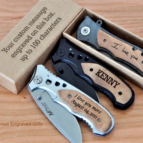 Engraved Knives Etsy