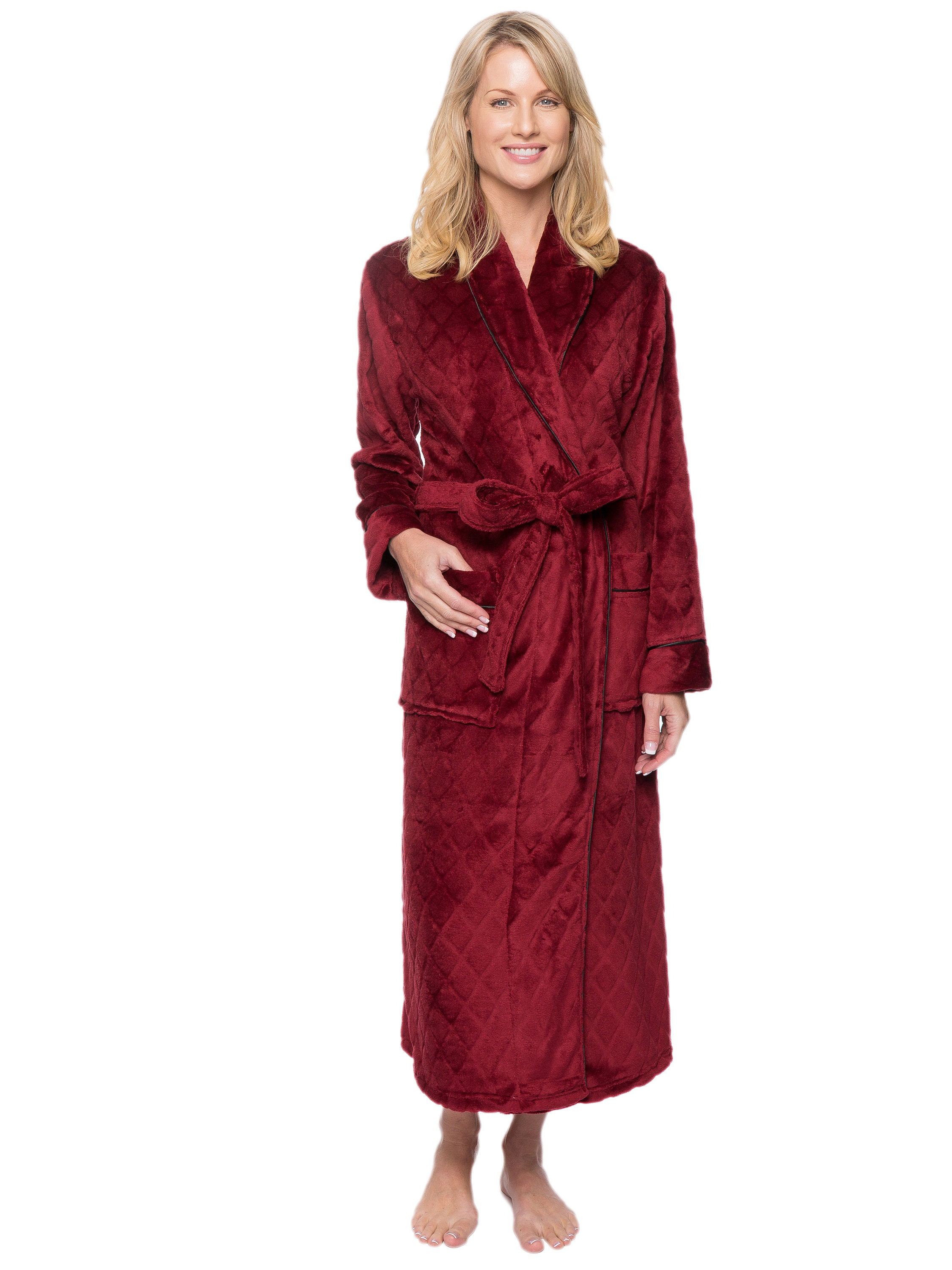 Women's 48 Spa Style Full Length Robe With Shawl - Etsy