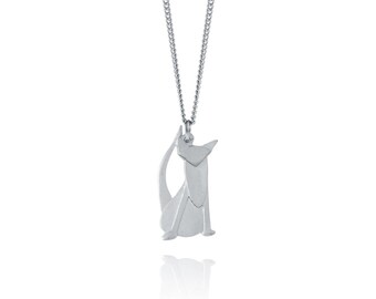 Cat Necklace | Handcrafted Pewter Jewelry | Gifts for Cat Lovers