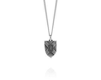 Nova Scotia Crest Necklace || Nova Scotian Pendant | Pewter Jewelry