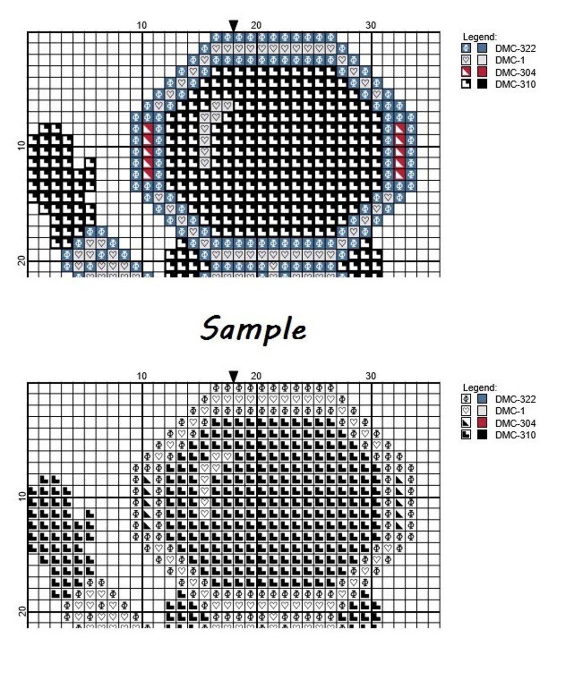 Pinball Flippers Push Start Cross Stitch Pattern (PDF, Instant Download ...