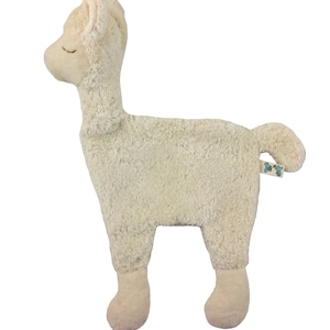 Organic heat pad/grain pillow/spelt pillow &quot;Alpaca/Llama&quot; made of 100% organic cotton, natural white, washable | PAT & PATTY