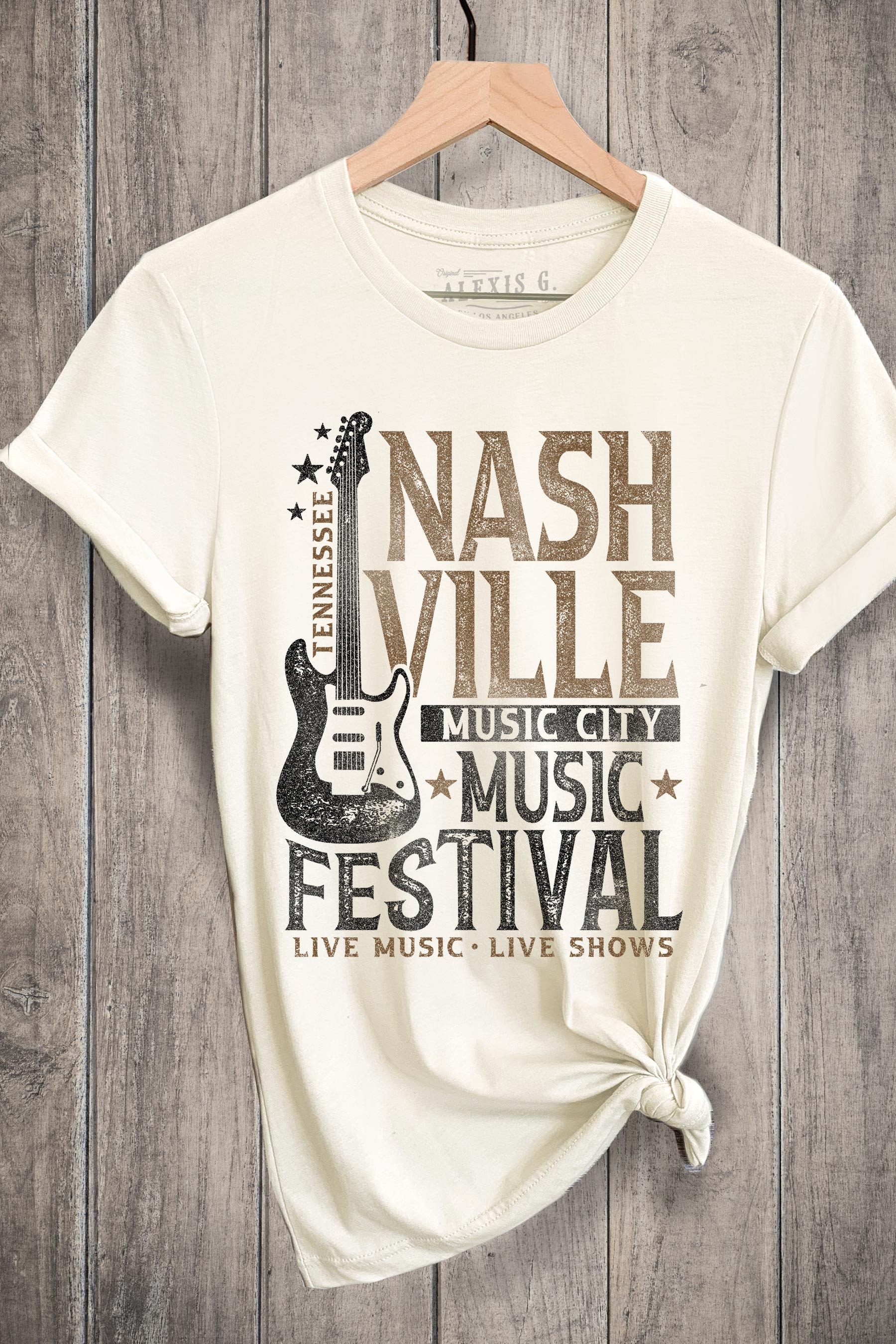 Nashville Music Festival Graphic Tee: Country Music Concert Shirt