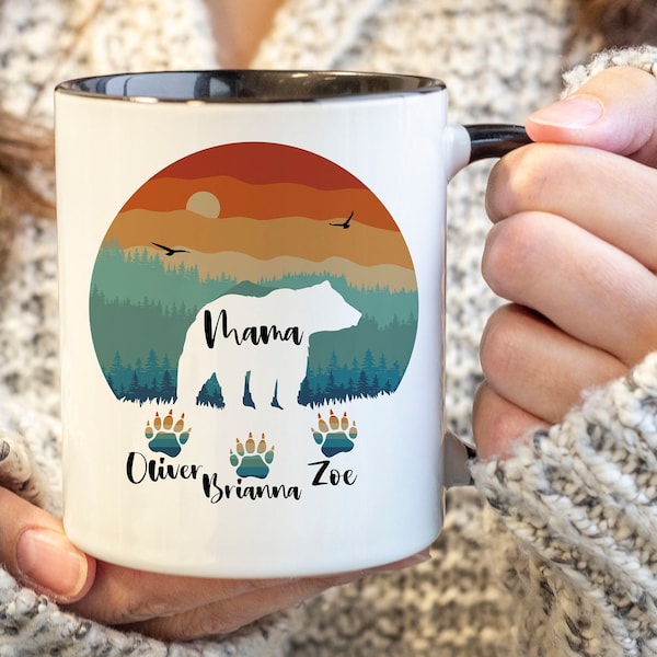 Mama Bear Mother's Day Birthday Gift for Her Coffee Mug l Mama Bear Gifts for Christmas or Mothers Day l Coffee Mug l New Mom l New Mama