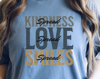 Spread Kindness Shirt, Retro Kindness Shirt, Comfort Colors, Choose Kind Tee, Shirts for Teaches, Just be Kind Shirt
