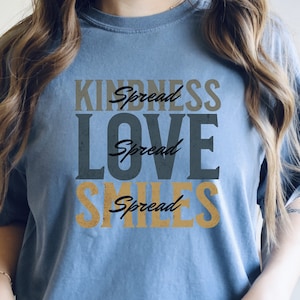 Spread Kindness Shirt, Retro Kindness Shirt, Comfort Colors, Choose Kind Tee, Shirts for Teaches, Just be Kind Shirt