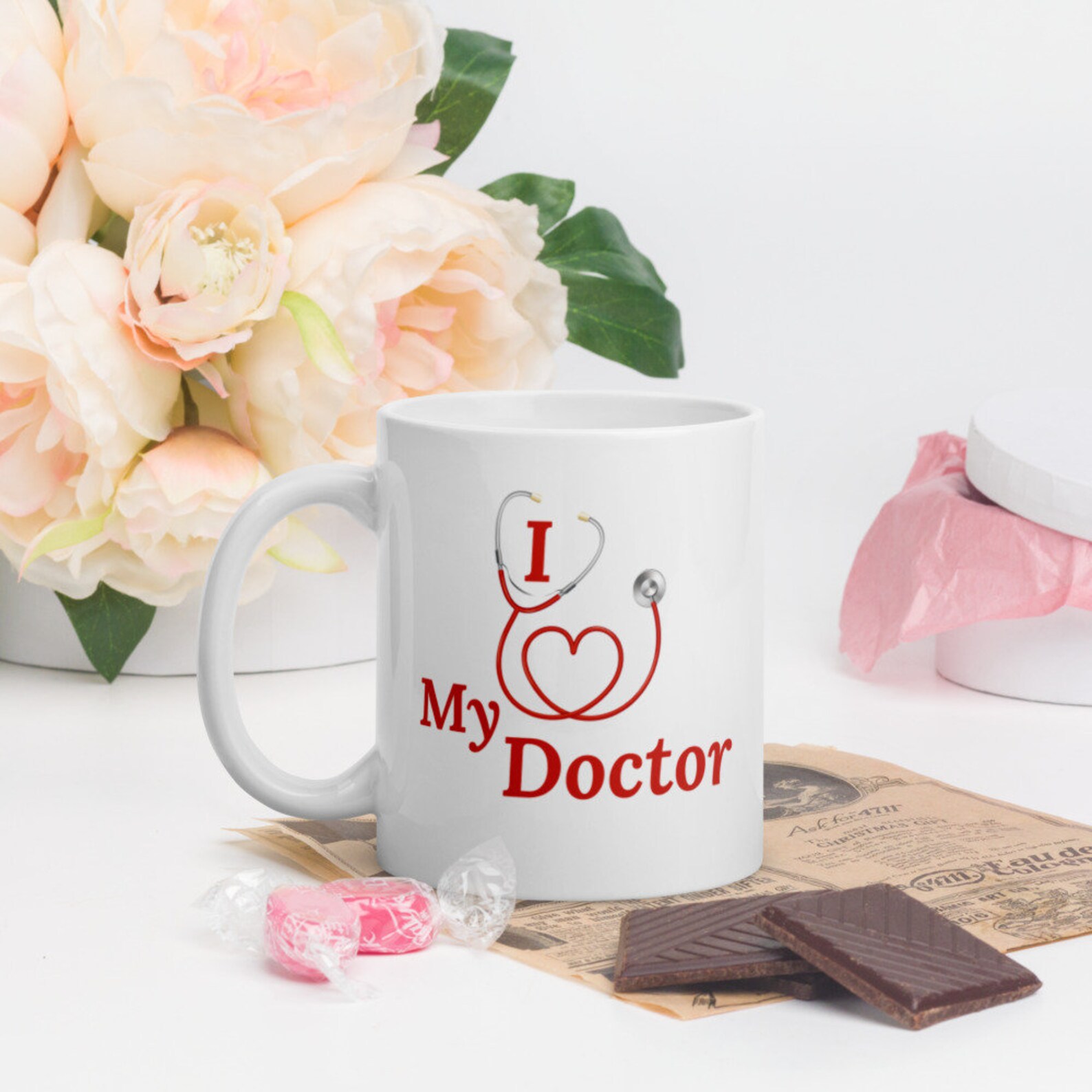 I Love My Doctor Mug Cute Medical Gift I married a Doctor Etsy