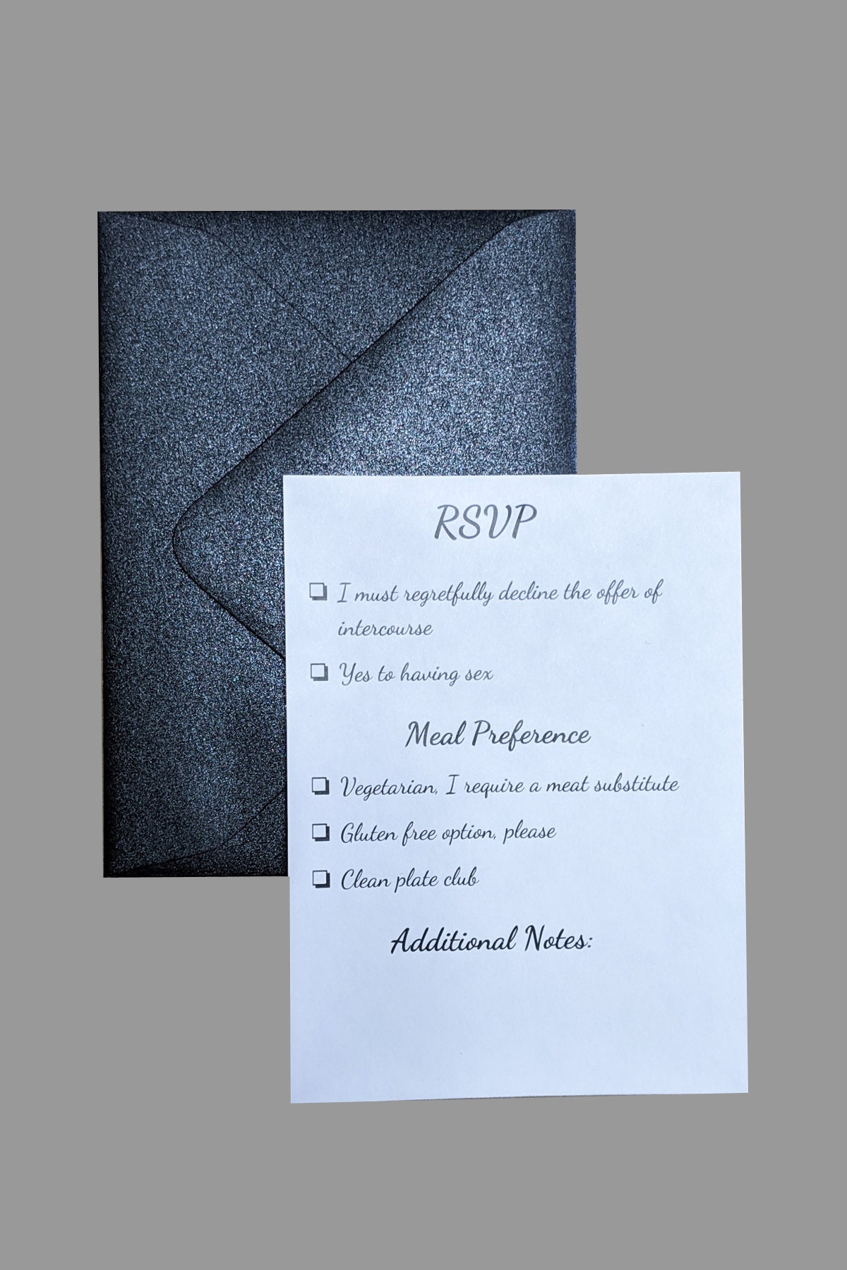 Sex Invitation For Creative Professionals With Rsvp Card Etsy