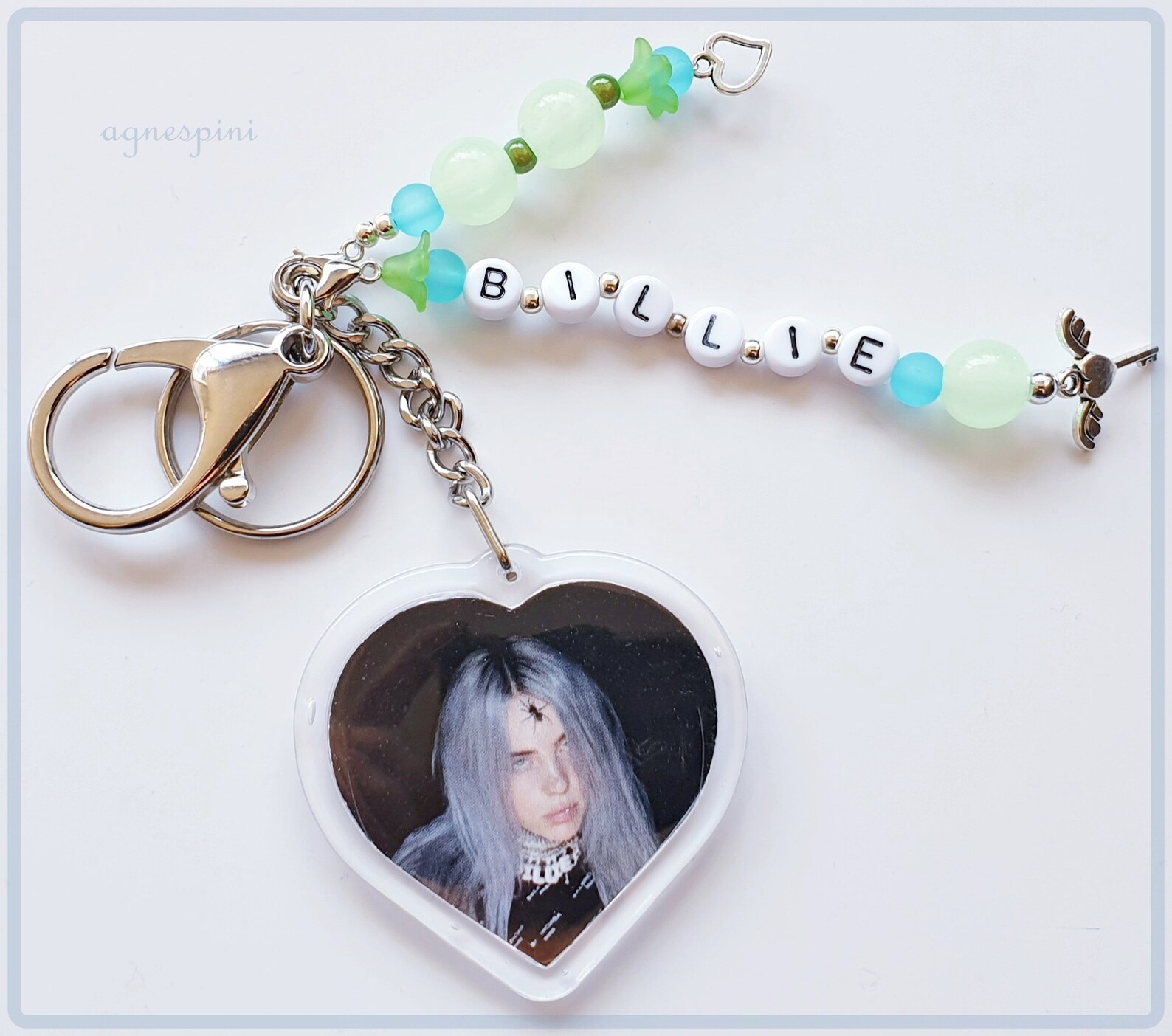 billie eilish key chain