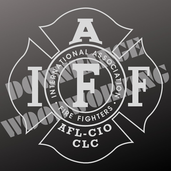 IAFF Firefighter Union Logo SVG