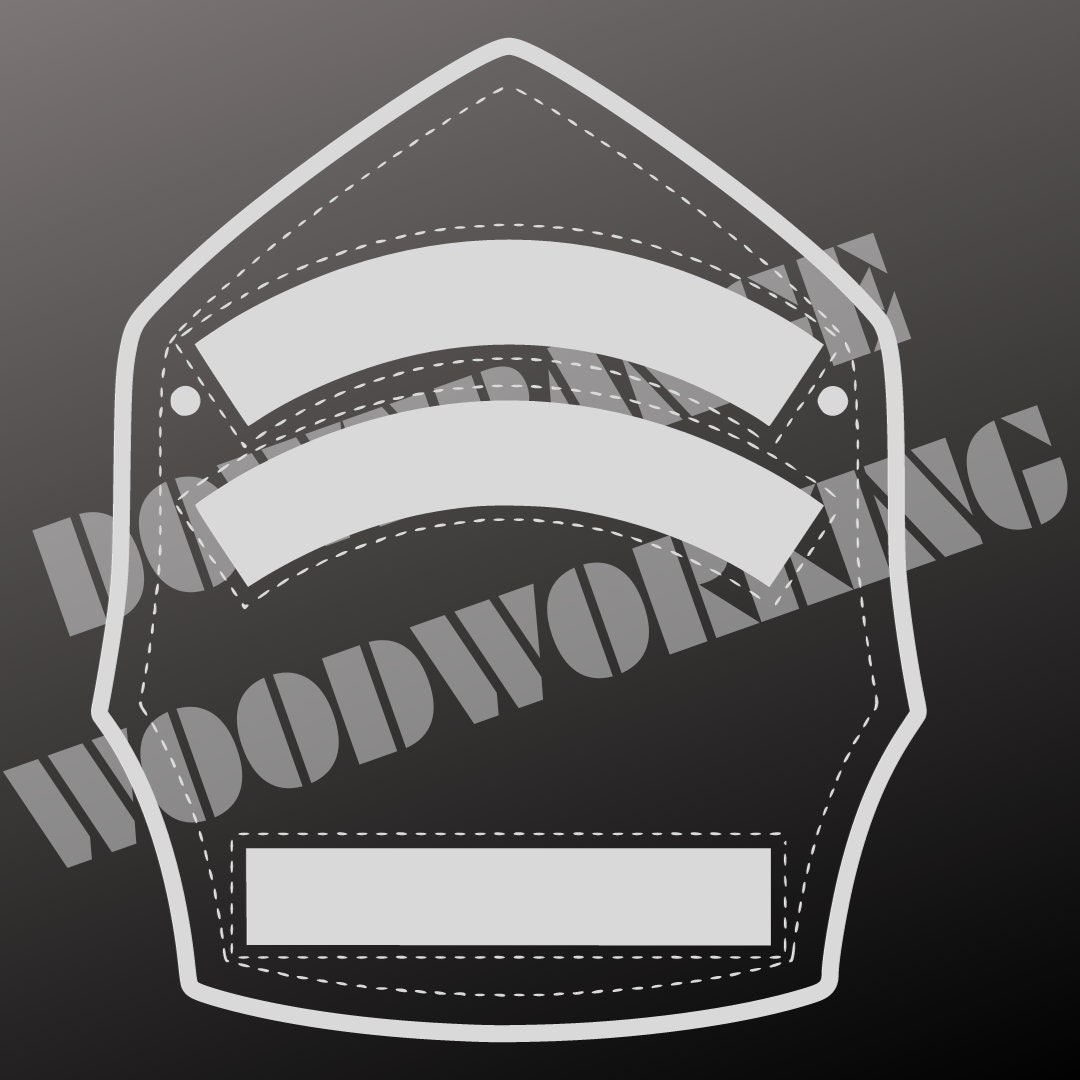 Firefighter helmet shield blank svg etsy