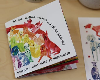 Children's Picture Book, Illustrated, Dog Book, Rainbow Book, Book for Grandkids, Niece, Nephew, Son, Daughter, Book Lover, Diversity book