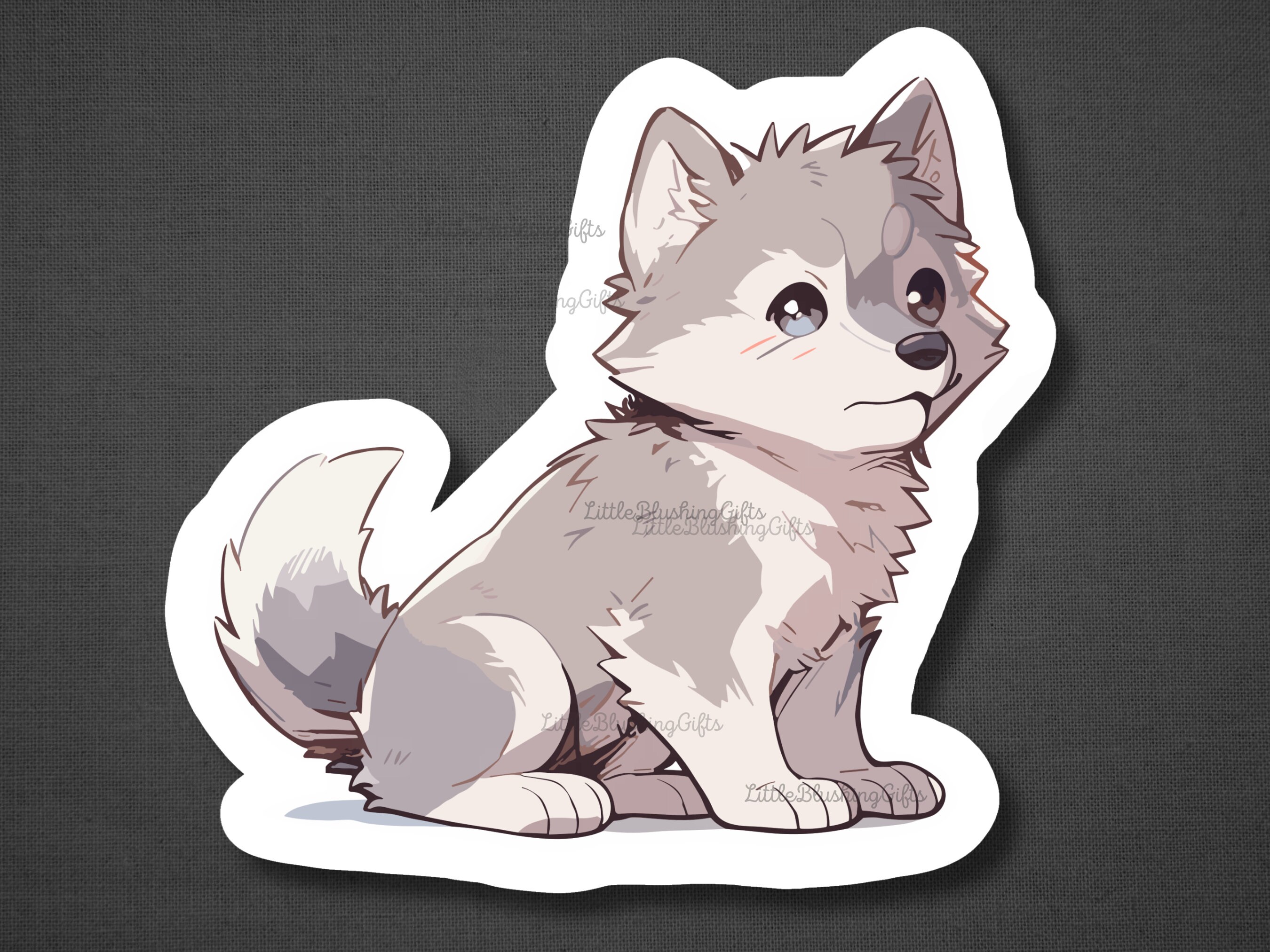 Wolf Mini Sticker Cute Wolf Stickers, Wolf Sticker Set, Animal Sticker, Forest Animal ...