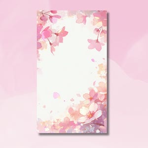 Blocco note con fiori di ciliegio, blocco note con fiori di sakura, grazioso blocco note con fiori di ciliegio, blocco note con fiori, blocco note