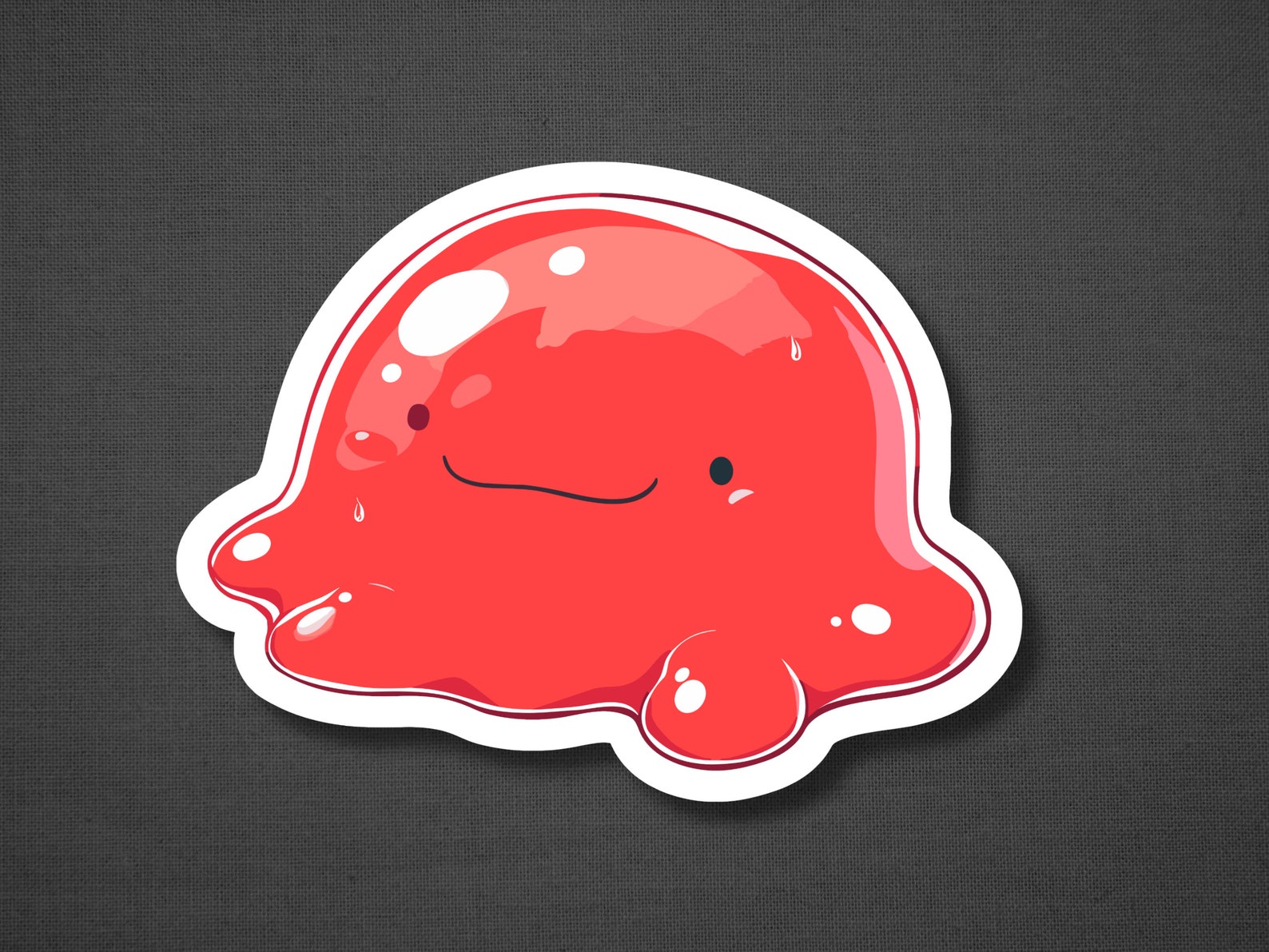 Cute Slime Sticker, Cute Slime, Colorful Slime Sticker, Slime Sticker ...