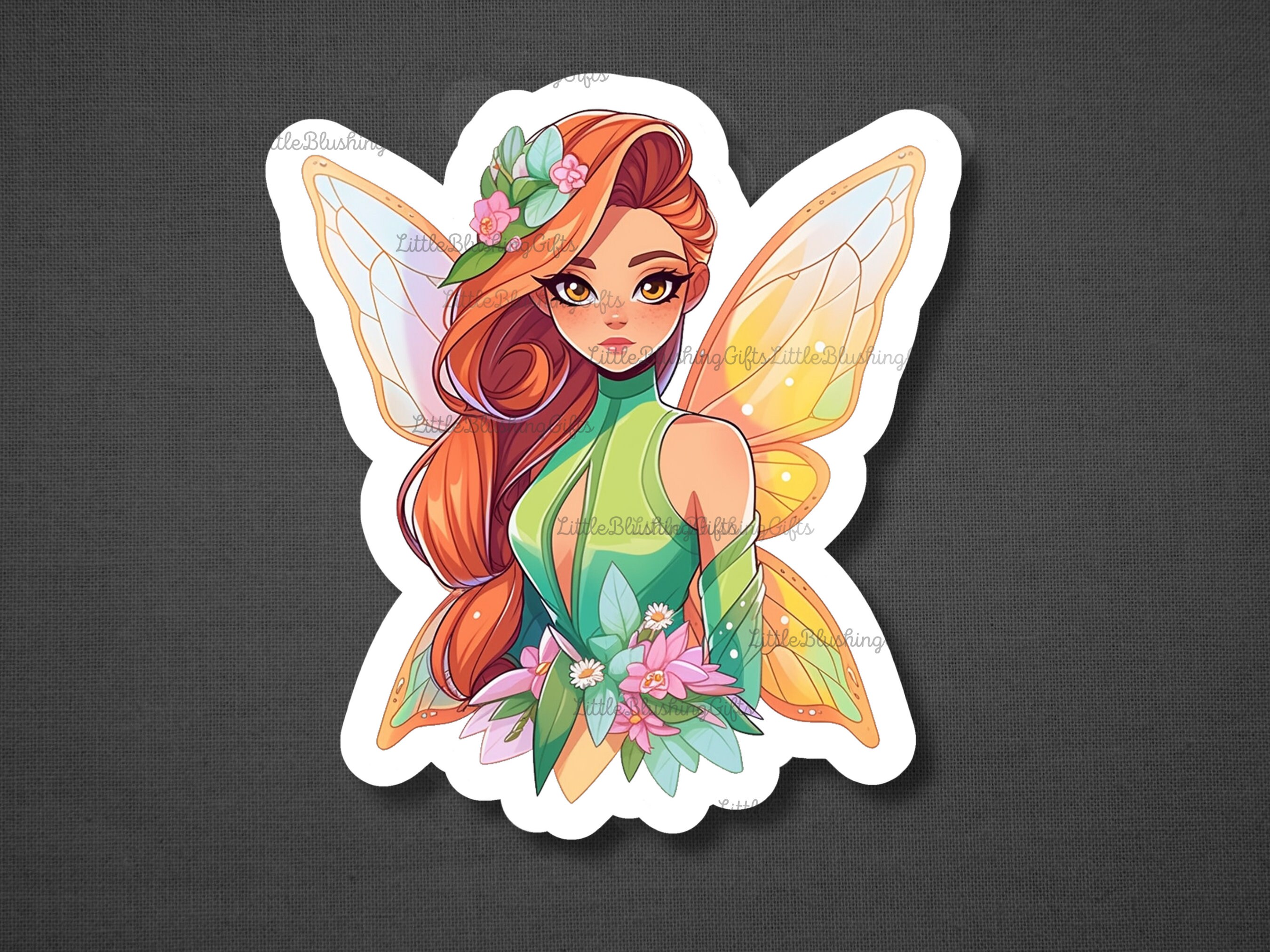Fairy Flying Sticker Colorful Fairy Stickers, Vivid Fairy Sticker Set, Magical Fairies Set ...