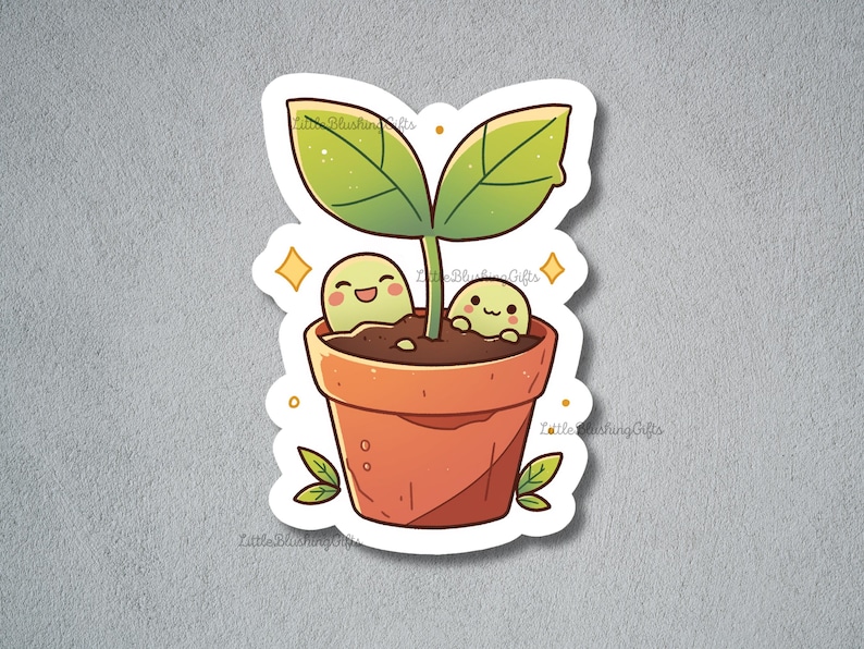 Rainy Spring Day Stickers, Cute Spring Sticker Set, Animal Sticker ...