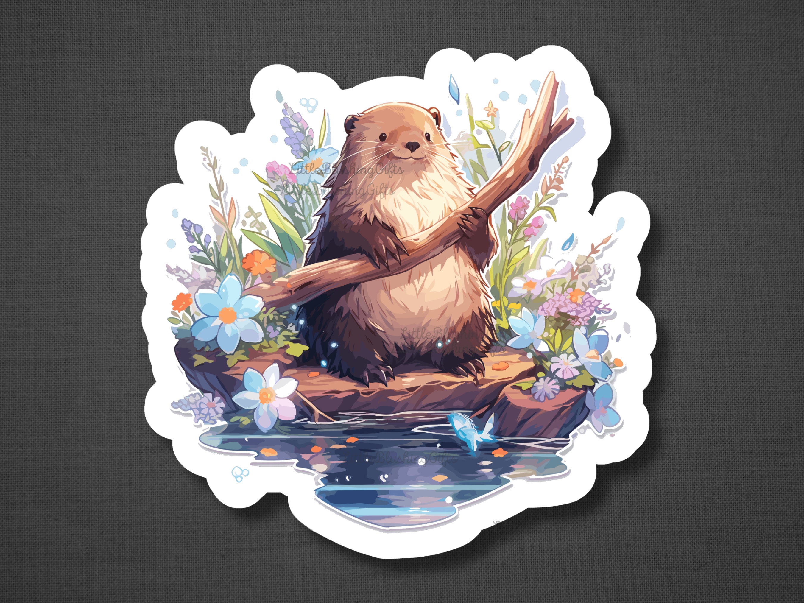 Cute Beaver Stickers, Beaver Sticker Set, Whimsical Beavers, Bujo ...
