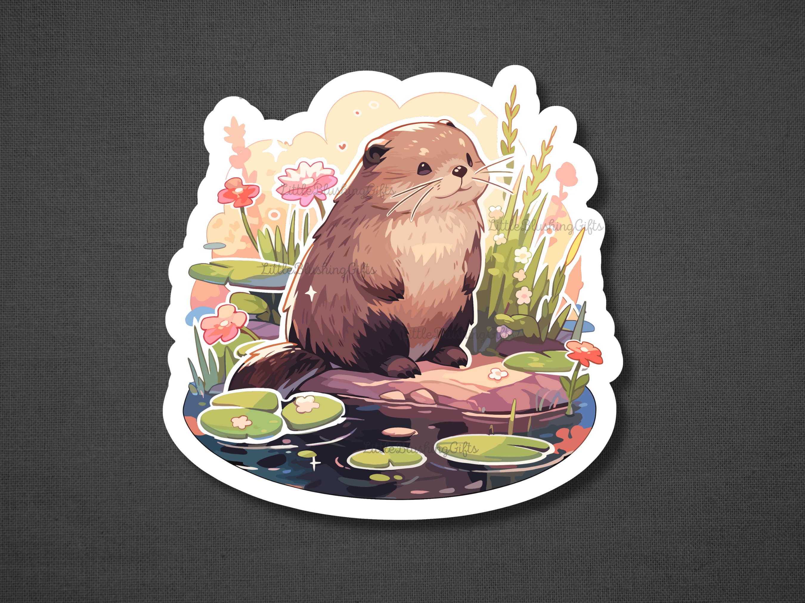 Cute Beaver Stickers, Beaver Sticker Set, Whimsical Beavers, Bujo ...