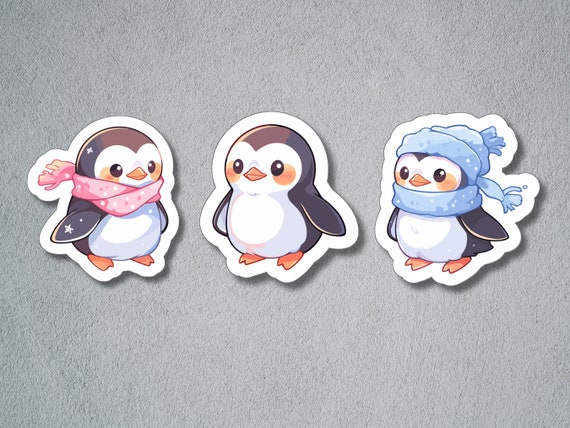Penguin Sticker Set Penguin Sticker Set