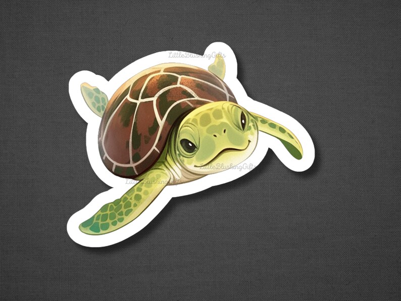 May include: A green sea turtle with a brown shell, swimming with its head and flippers above the water. The turtle has a friendly expression on its face.