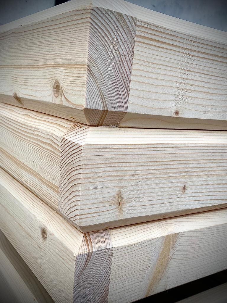 Gran caja de jardinería de madera contemporánea flotante | Etsy