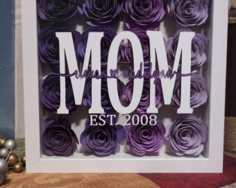 Personalized Mom Flower Box