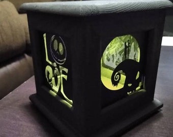 Christmas Light box | Nightmare Night Light | Christmas Decoration