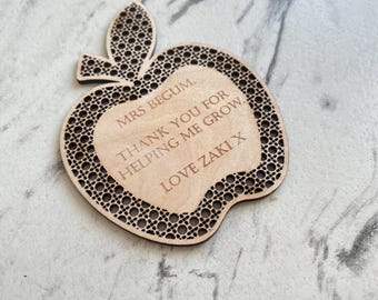 Thank you for helping me grow apple