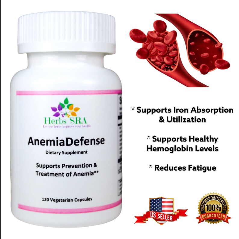 Anemia Support, Anemia Supplement, Anemia Control, Boost Hemoglobin
